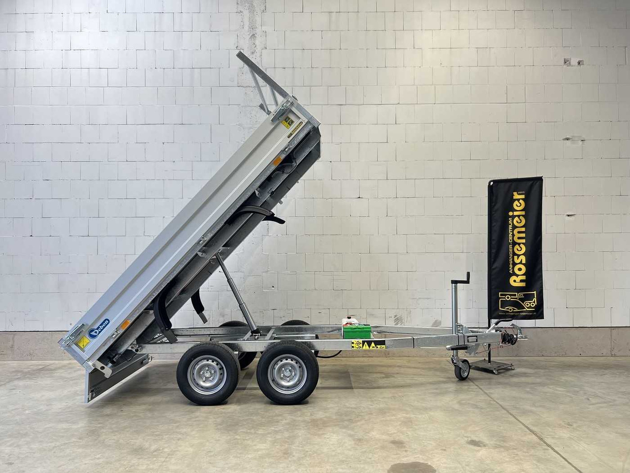 CHEVAL LIBERTE DEBON PW1.2E Lux E-Pumpe Rückwärtskipper - مقطورة قلاب: صورة 1 CHEVAL LIBERTE DEBON PW1.2E Lux E-Pumpe Rückwärtskipper - مقطورة قلاب: صورة 1