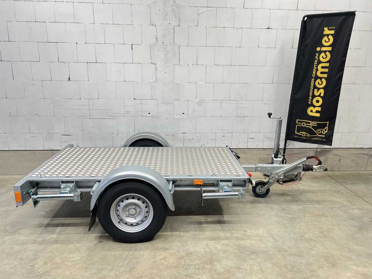 VEZEKO Generator 1-Achser Maschinentransporter - مقطورة دراجة نارية: صورة 2 VEZEKO Generator 1-Achser Maschinentransporter - مقطورة دراجة نارية: صورة 2