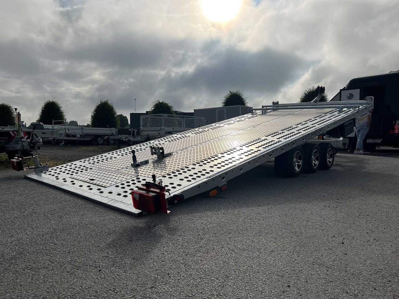 جديدة مقطورة شحن نقل السيارات VEZEKO Jumbola 35.60 Tridem Autotransporter: صورة 27