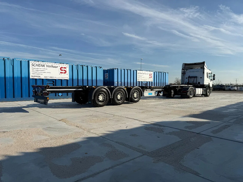 D-Tec Flexitrailer 3x Extandable / For all sizes container/tyres all 80%/Holland Trailer - نصف مقطورة لنقل الحاويات: صورة 4 D-Tec Flexitrailer 3x Extandable / For all sizes container/tyres all 80%/Holland Trailer - نصف مقطورة لنقل الحاويات: صورة 4