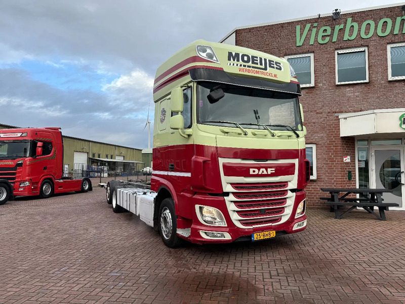 DAF XF 460 XF460 6X2 SCC EURO6 CHASSIS - HOLLAND TRUCK - SMART TACHO -TOP CONDITION!!!! - شاحنة هيكل كابينة: صورة 1 DAF XF 460 XF460 6X2 SCC EURO6 CHASSIS - HOLLAND TRUCK - SMART TACHO -TOP CONDITION!!!! - شاحنة هيكل كابينة: صورة 1