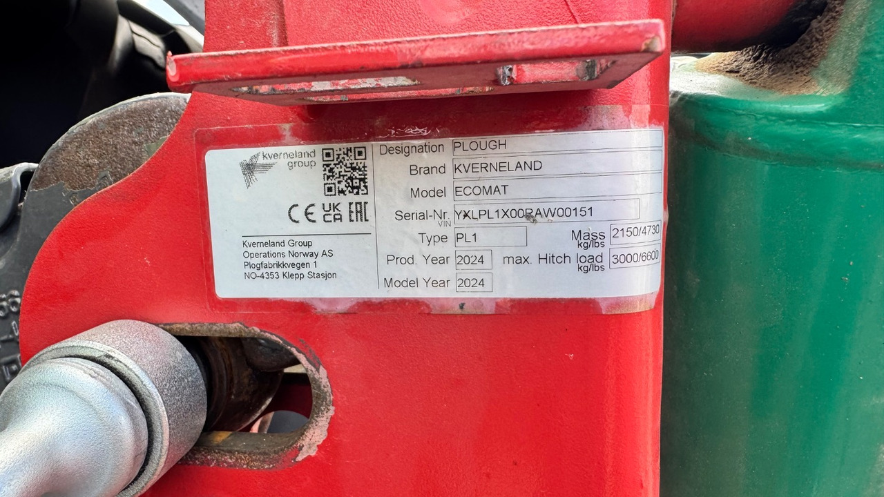 Kverneland ECOMAT 65 PL1 7-Schar Vorführmaschine - محراث: صورة 2 Kverneland ECOMAT 65 PL1 7-Schar Vorführmaschine - محراث: صورة 2