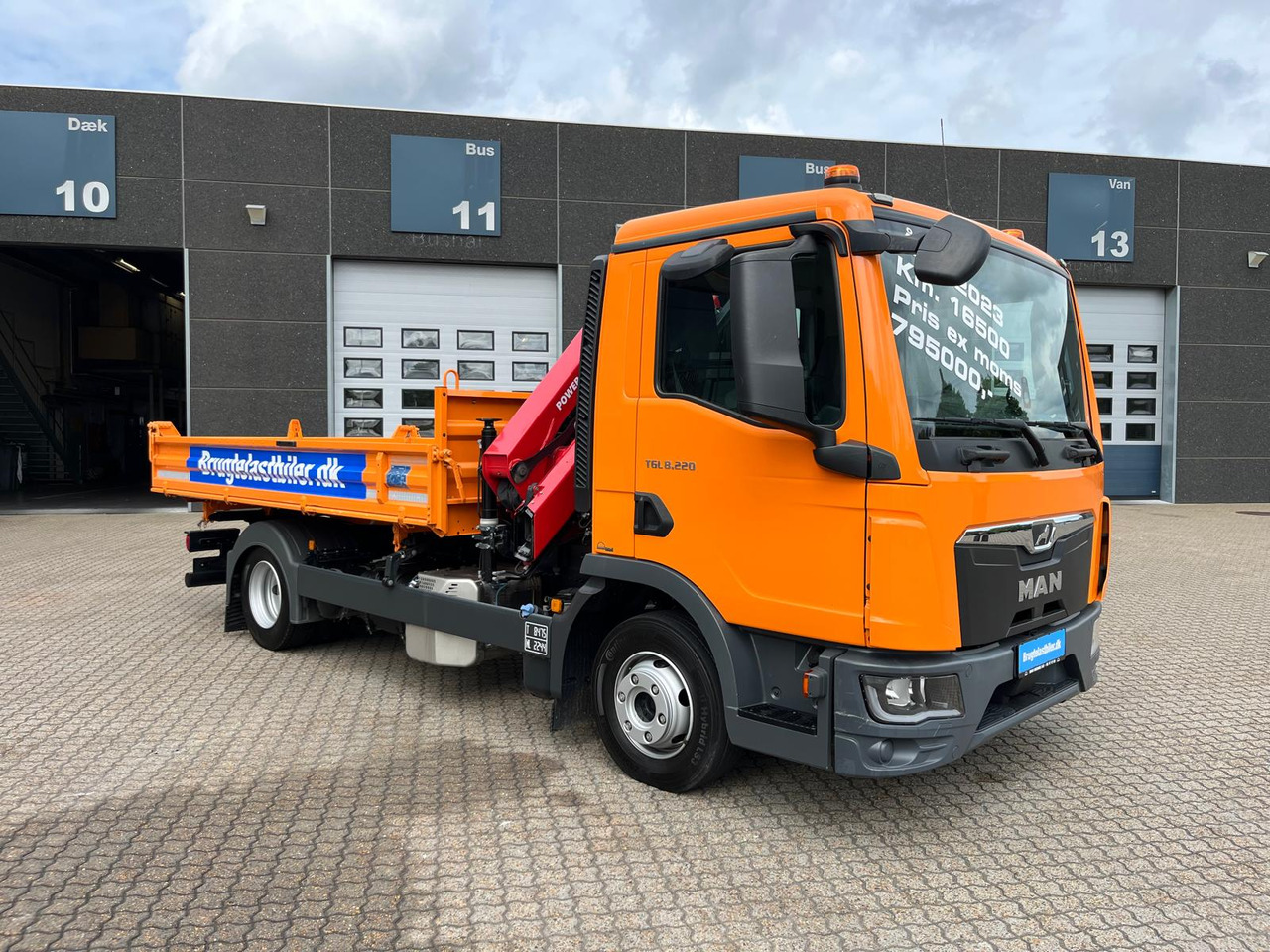 MAN TGL 8.220 - شاحنة قلاب, شاحنة كرين: صورة 3 MAN TGL 8.220 - شاحنة قلاب, شاحنة كرين: صورة 3