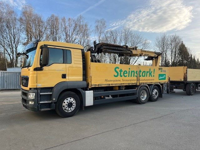 MAN TGS 26.400 Baustoff LKW mit Ladekran Atlas 210.2 MAN TGS 26.400 Baustoff LKW mit Ladekran Atlas 210.2 - شاحنات مسطحة, شاحنة كرين: صورة 2 MAN TGS 26.400 Baustoff LKW mit Ladekran Atlas 210.2 MAN TGS 26.400 Baustoff LKW mit Ladekran Atlas 210.2 - شاحنات مسطحة, شاحنة كرين: صورة 2