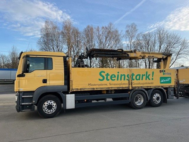 MAN TGS 26.400 Baustoff LKW mit Ladekran Atlas 210.2 MAN TGS 26.400 Baustoff LKW mit Ladekran Atlas 210.2 - شاحنة كرين, شاحنات مسطحة: صورة 3 MAN TGS 26.400 Baustoff LKW mit Ladekran Atlas 210.2 MAN TGS 26.400 Baustoff LKW mit Ladekran Atlas 210.2 - شاحنة كرين, شاحنات مسطحة: صورة 3