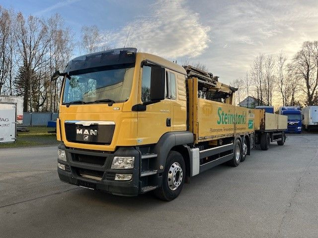 MAN TGS 26.400 Baustoff LKW mit Ladekran Atlas 210.2 MAN TGS 26.400 Baustoff LKW mit Ladekran Atlas 210.2 - شاحنات مسطحة, شاحنة كرين: صورة 1 MAN TGS 26.400 Baustoff LKW mit Ladekran Atlas 210.2 MAN TGS 26.400 Baustoff LKW mit Ladekran Atlas 210.2 - شاحنات مسطحة, شاحنة كرين: صورة 1