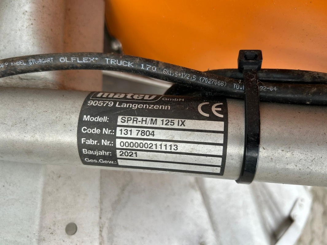 Matev SPR-H/M 125 IX - مفرشة الرمل/ الملح: صورة 2 Matev SPR-H/M 125 IX - مفرشة الرمل/ الملح: صورة 2