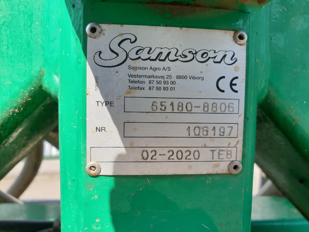Samson TE 8 - معدات التسميد: صورة 2 Samson TE 8 - معدات التسميد: صورة 2