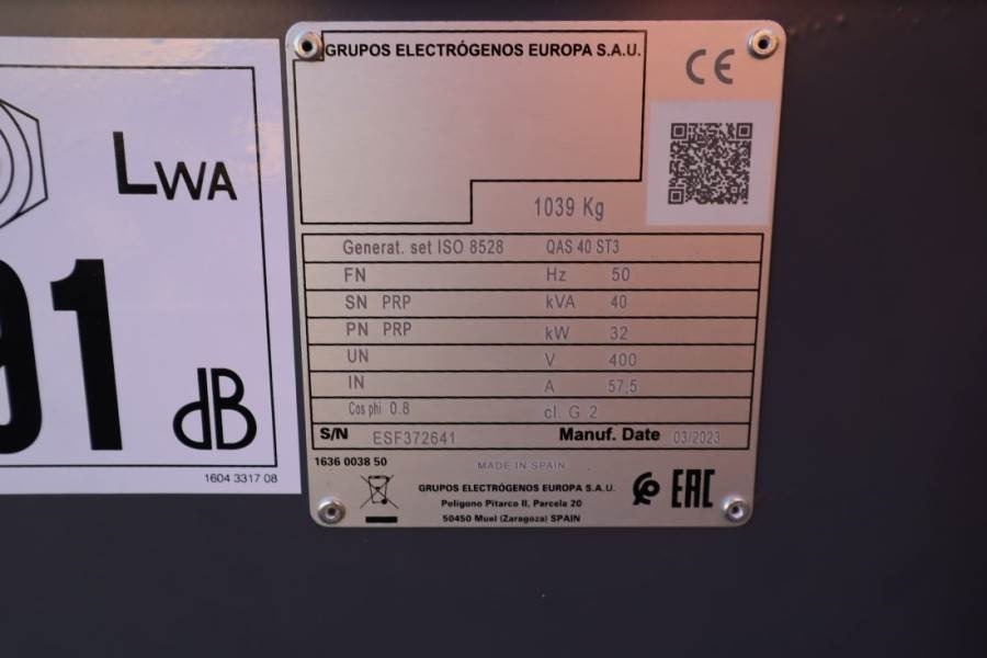 مجموعة المولدات Atlas Copco QAS 40 ST3 Valid inspection, *Guarantee! Diesel, 4: صورة 7