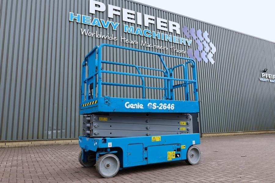 Genie GS2646 Electric, Working Height 9.80m, Capacity 45 - رافعة هيدروليكية مقصية: صورة 1 Genie GS2646 Electric, Working Height 9.80m, Capacity 45 - رافعة هيدروليكية مقصية: صورة 1