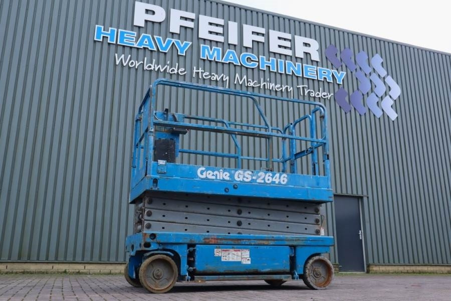 Genie GS2646 Electric, Working Height 9.80m, Capacity 45 - رافعة هيدروليكية مقصية: صورة 1 Genie GS2646 Electric, Working Height 9.80m, Capacity 45 - رافعة هيدروليكية مقصية: صورة 1