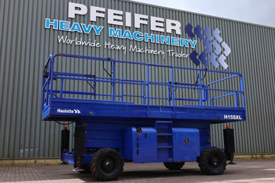 Haulotte H15SXL Diesel, 4x4 Drive, 15m Working Height, 500k - رافعة هيدروليكية مقصية: صورة 1 Haulotte H15SXL Diesel, 4x4 Drive, 15m Working Height, 500k - رافعة هيدروليكية مقصية: صورة 1