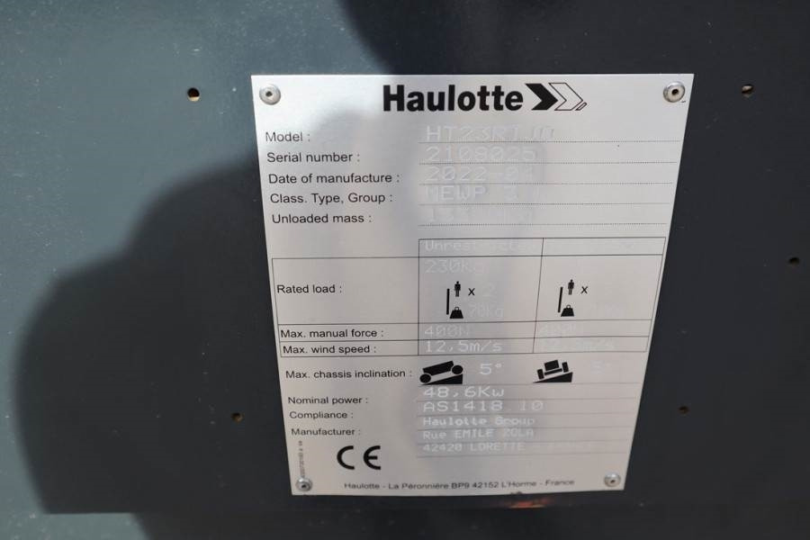Haulotte HT23RTJ O Valid Inspection, *Guarantee! Diesel, 4x - رافعة سلة تلسكوبية: صورة 5 Haulotte HT23RTJ O Valid Inspection, *Guarantee! Diesel, 4x - رافعة سلة تلسكوبية: صورة 5