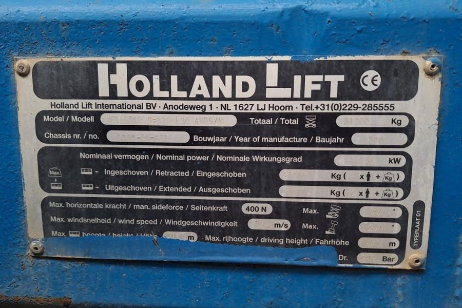 رافعة هيدروليكية مقصية Holland Lift Megastar G320DL30 4WDS/N Diesel, 4x4x4 Drive, 34m: صورة 6