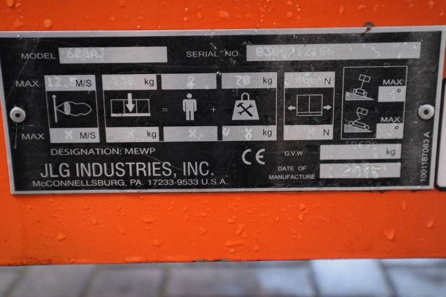 شاحنة ذراع مفصلي JLG 600AJ Valid inspection, *Guarantee! Diesel, 4x4 Dr: صورة 6
