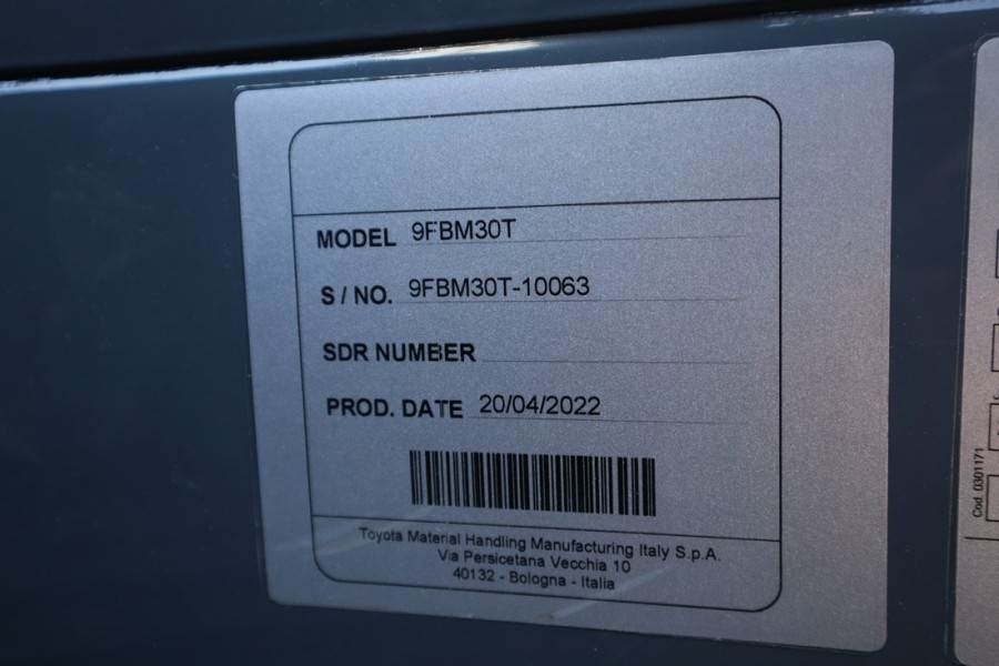 Toyota 9FBM30T Valid inspection, *Guarantee! Electric, 47 - رافعة شوكية ديزل: صورة 5 Toyota 9FBM30T Valid inspection, *Guarantee! Electric, 47 - رافعة شوكية ديزل: صورة 5