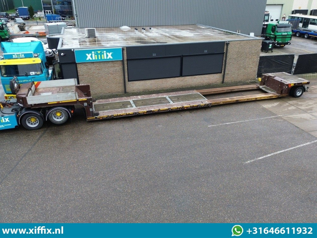 Broshuis 1-ass. Uitschuifbare dieplader / 1x gestuurd - عربة منخفضة مسطحة نصف مقطورة: صورة 1 Broshuis 1-ass. Uitschuifbare dieplader / 1x gestuurd - عربة منخفضة مسطحة نصف مقطورة: صورة 1