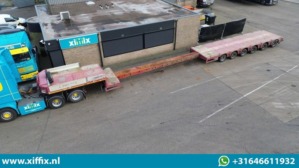 Broshuis 6-ass. Uitschuifbare semi dieplader / SL assen / 5x gestuurd - عربة منخفضة مسطحة نصف مقطورة: صورة 1 Broshuis 6-ass. Uitschuifbare semi dieplader / SL assen / 5x gestuurd - عربة منخفضة مسطحة نصف مقطورة: صورة 1