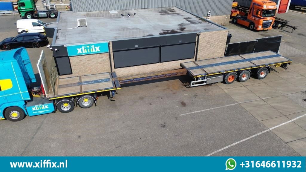 Doll 3-ass. Vlakke uitschuifbare oplegger / Naloop gestuurd - نصف مقطورة مسطحة: صورة 1 Doll 3-ass. Vlakke uitschuifbare oplegger / Naloop gestuurd - نصف مقطورة مسطحة: صورة 1