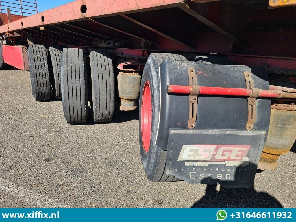 ES-GE 3-ass. Vlakke dubbel 2x uitschuifbare oplegger / 3x gestuurd - نصف مقطورة مسطحة: صورة 5 ES-GE 3-ass. Vlakke dubbel 2x uitschuifbare oplegger / 3x gestuurd - نصف مقطورة مسطحة: صورة 5