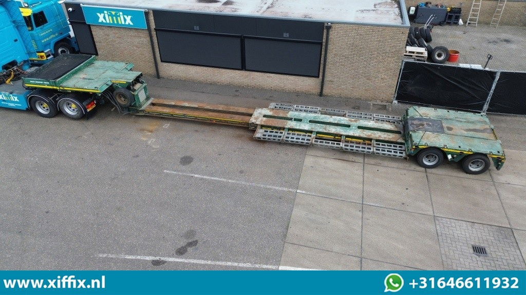 Faymonville 2-ass. Uitschuifbare dieplader met afneembare zwanenhals / 2x gestuu - عربة منخفضة مسطحة نصف مقطورة: صورة 2 Faymonville 2-ass. Uitschuifbare dieplader met afneembare zwanenhals / 2x gestuu - عربة منخفضة مسطحة نصف مقطورة: صورة 2