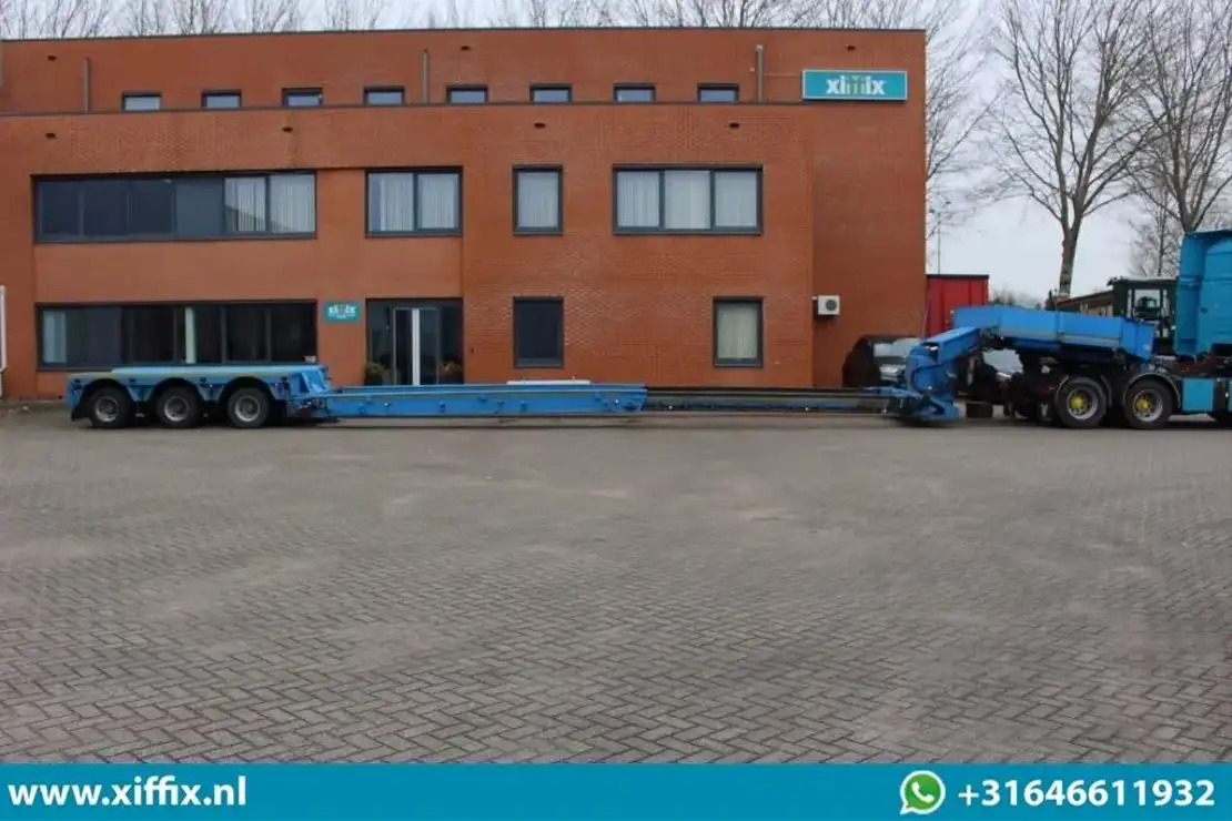 Faymonville 3-ass. Uitschuifbare dieplader met afneembare zwanenhals / Hydr. Vre - عربة منخفضة مسطحة نصف مقطورة: صورة 5 Faymonville 3-ass. Uitschuifbare dieplader met afneembare zwanenhals / Hydr. Vre - عربة منخفضة مسطحة نصف مقطورة: صورة 5