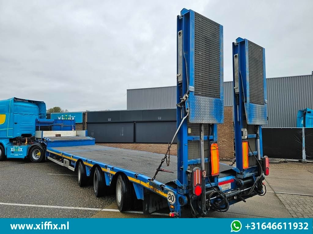 Faymonville TE Huur 3-ass. Semi dieplader met dubbele hydr. Kleppen en hydr. Ver - عربة منخفضة مسطحة نصف مقطورة: صورة 4 Faymonville TE Huur 3-ass. Semi dieplader met dubbele hydr. Kleppen en hydr. Ver - عربة منخفضة مسطحة نصف مقطورة: صورة 4