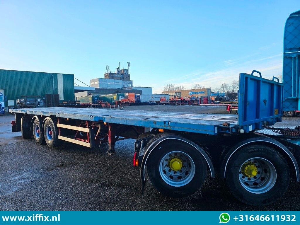 Groenewegen 3-ass. Vlakke oplegger / 1x gestuurd - نصف مقطورة مسطحة: صورة 4 Groenewegen 3-ass. Vlakke oplegger / 1x gestuurd - نصف مقطورة مسطحة: صورة 4