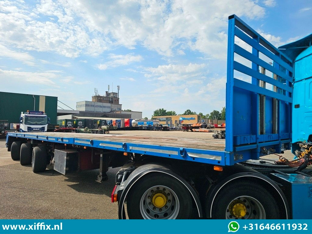 Lako 3-ass. Vlakke dubbel 2x uitschuifbare oplegger / 3x gestuurd - نصف مقطورة مسطحة: صورة 4 Lako 3-ass. Vlakke dubbel 2x uitschuifbare oplegger / 3x gestuurd - نصف مقطورة مسطحة: صورة 4