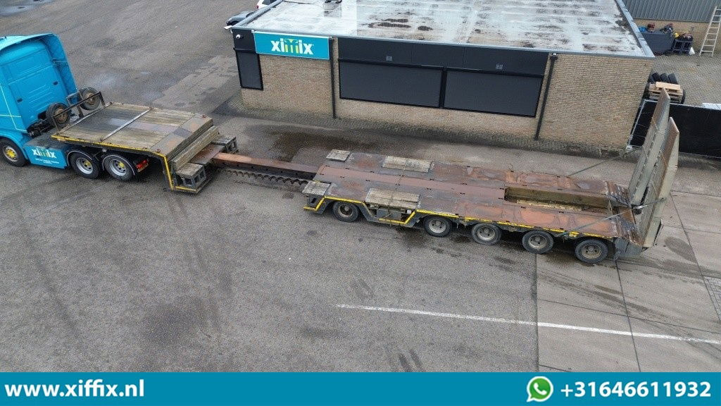 Lintrailers 5-ass. Uitschuifbare semi dieplader met hydr. Kleppen / 275 cm. Bree - عربة منخفضة مسطحة نصف مقطورة: صورة 2 Lintrailers 5-ass. Uitschuifbare semi dieplader met hydr. Kleppen / 275 cm. Bree - عربة منخفضة مسطحة نصف مقطورة: صورة 2