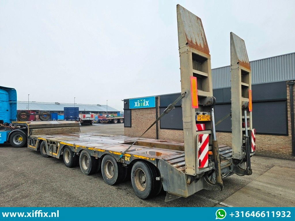 Lintrailers 5-ass. Uitschuifbare semi dieplader met hydr. Kleppen / 275 cm. Bree - عربة منخفضة مسطحة نصف مقطورة: صورة 4 Lintrailers 5-ass. Uitschuifbare semi dieplader met hydr. Kleppen / 275 cm. Bree - عربة منخفضة مسطحة نصف مقطورة: صورة 4