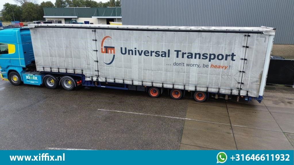 Meusburger 3-ass. Mega Semi dieplader met huifopbouw - عربة منخفضة مسطحة نصف مقطورة: صورة 2 Meusburger 3-ass. Mega Semi dieplader met huifopbouw - عربة منخفضة مسطحة نصف مقطورة: صورة 2