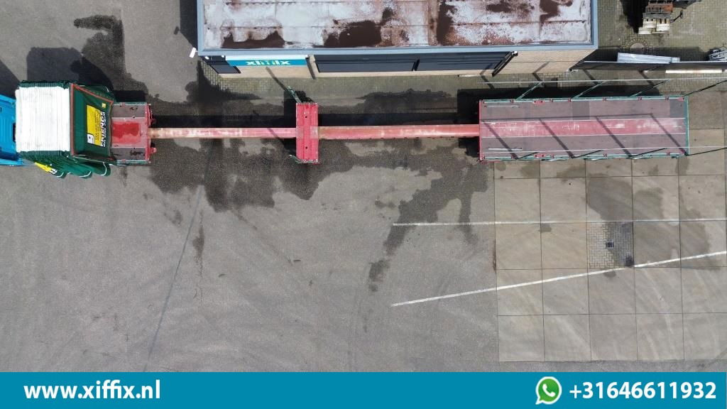 Meusburger 3-ass. Vlakke dubbel 2x uitschuifbare oplegger met huifopbouw / 3x ge - نصف مقطورة مسطحة: صورة 5 Meusburger 3-ass. Vlakke dubbel 2x uitschuifbare oplegger met huifopbouw / 3x ge - نصف مقطورة مسطحة: صورة 5