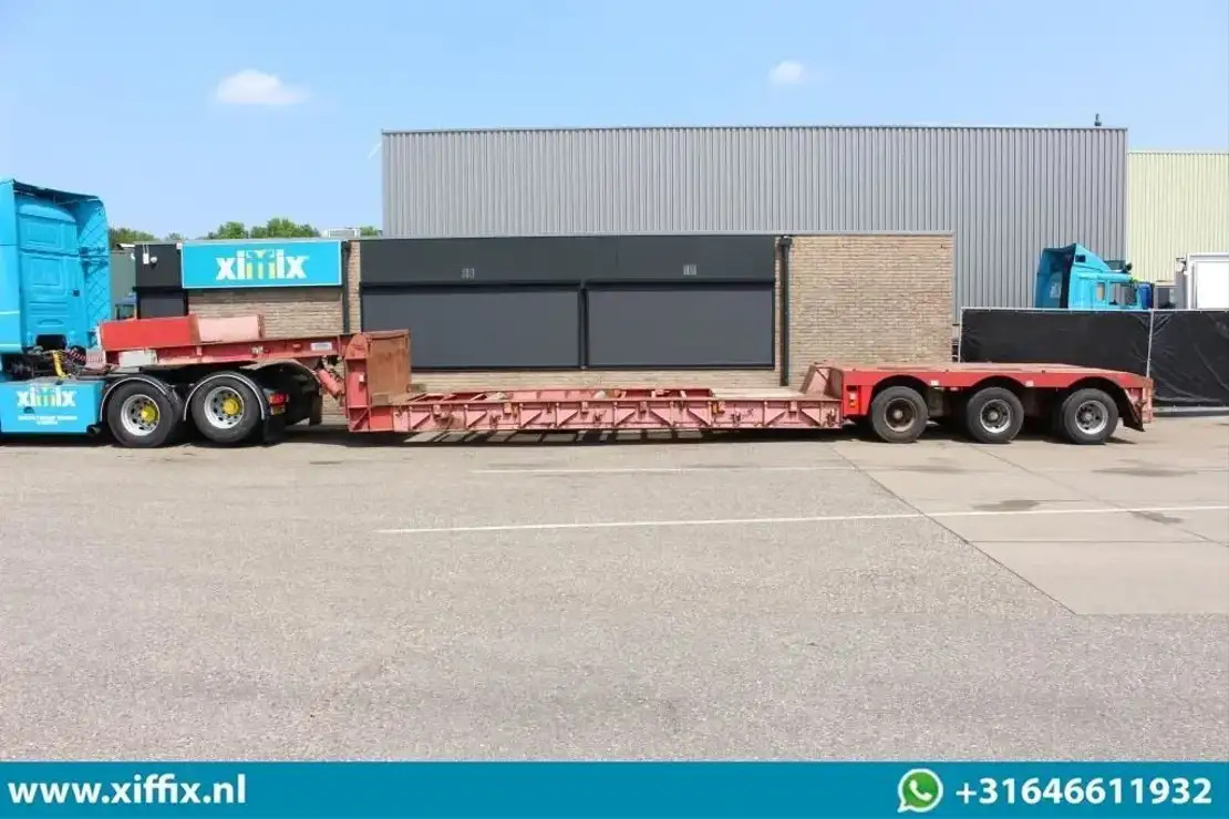 عربة منخفضة مسطحة نصف مقطورة Nooteboom 3-ass. Dieplader / 3x gestuurd: صورة 6