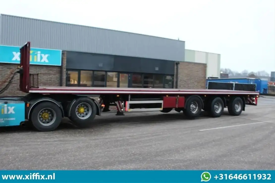 Pacton 3-ass. Vlakke oplegger / 2x gestuurd / 13647 - نصف مقطورة مسطحة: صورة 4 Pacton 3-ass. Vlakke oplegger / 2x gestuurd / 13647 - نصف مقطورة مسطحة: صورة 4