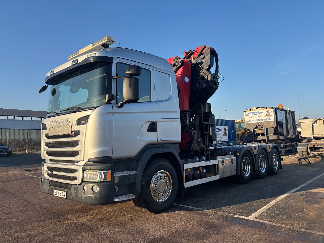 Scania G490 - شاحنة ذات خطاف: صورة 1 Scania G490 - شاحنة ذات خطاف: صورة 1