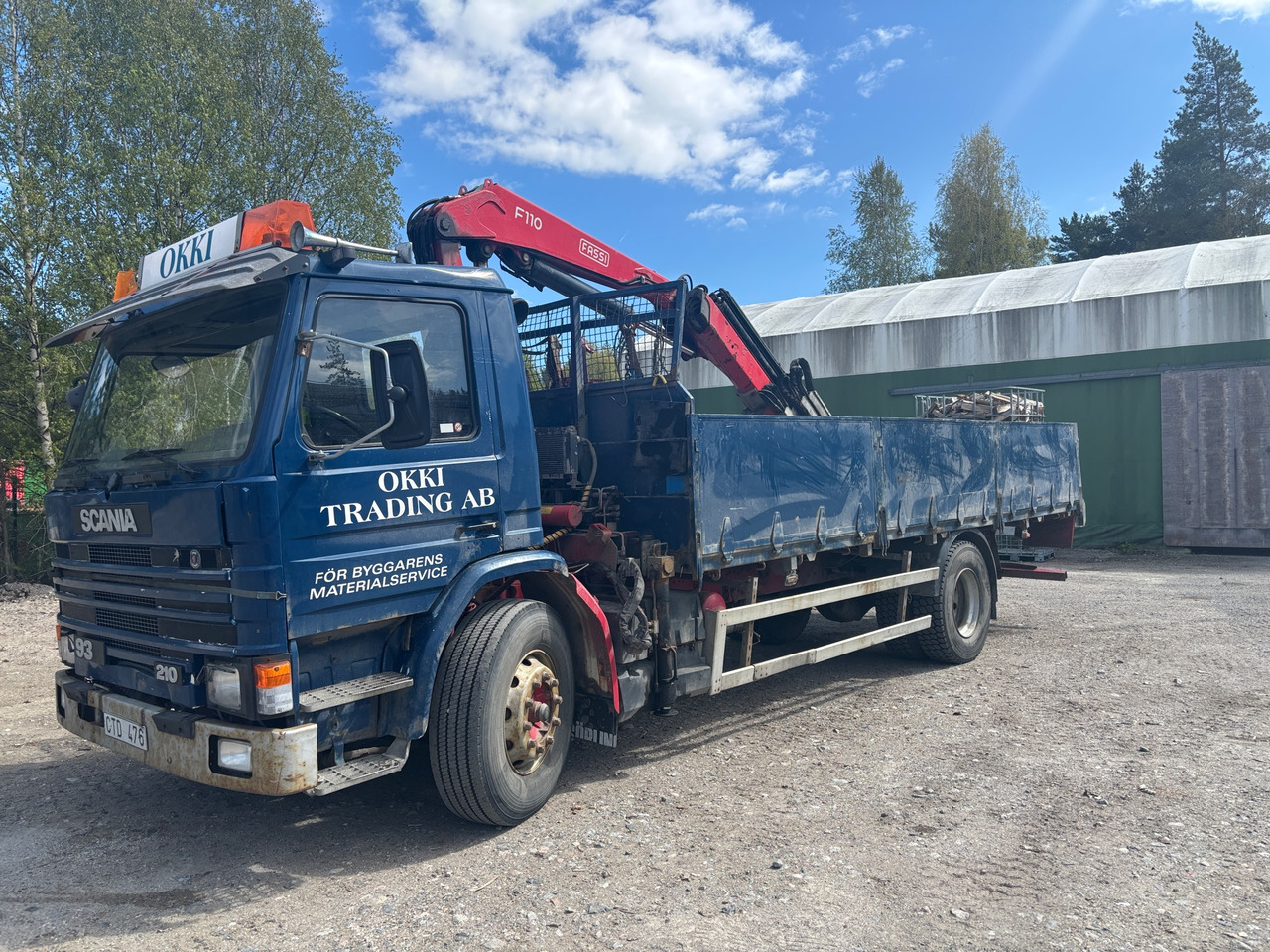 Scania G93ML4X2L 21050 - شاحنة كرين: صورة 1 Scania G93ML4X2L 21050 - شاحنة كرين: صورة 1