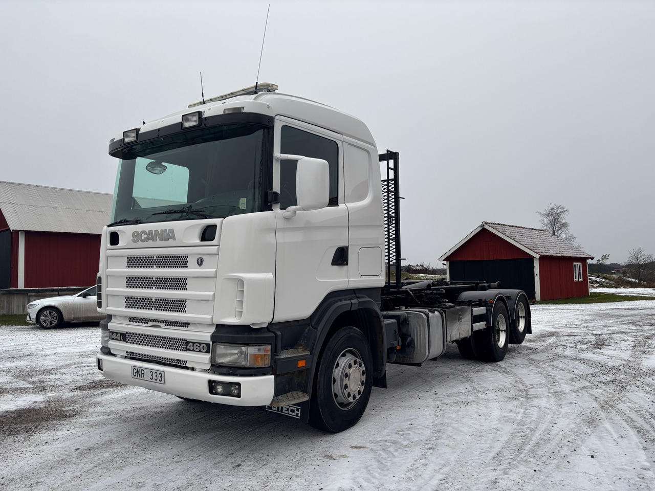 Scania R144L 460 - شاحنة ذات خطاف: صورة 1 Scania R144L 460 - شاحنة ذات خطاف: صورة 1