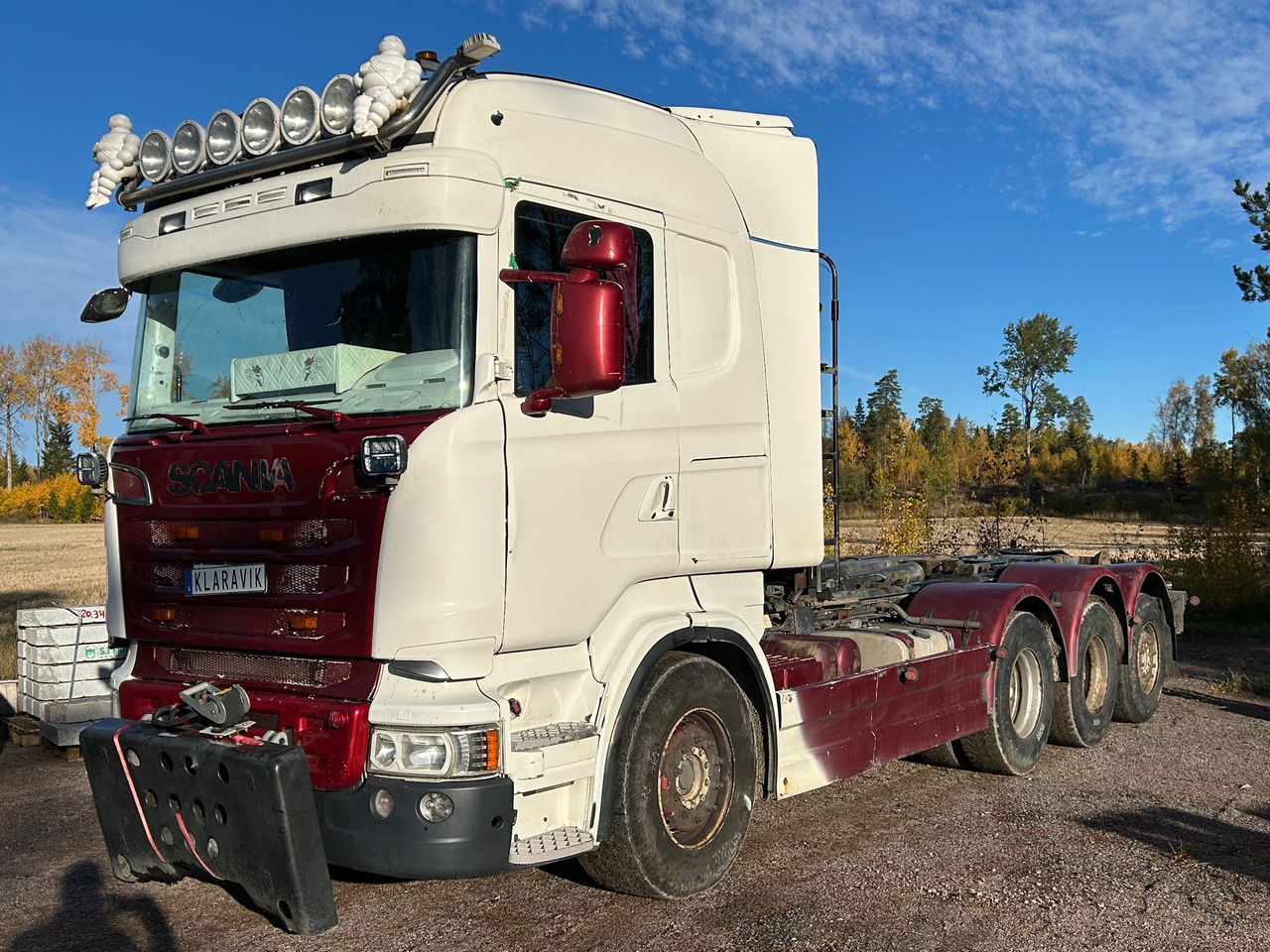 Scania R520LB8x4*4 HNB - شاحنة ذات خطاف: صورة 1 Scania R520LB8x4*4 HNB - شاحنة ذات خطاف: صورة 1