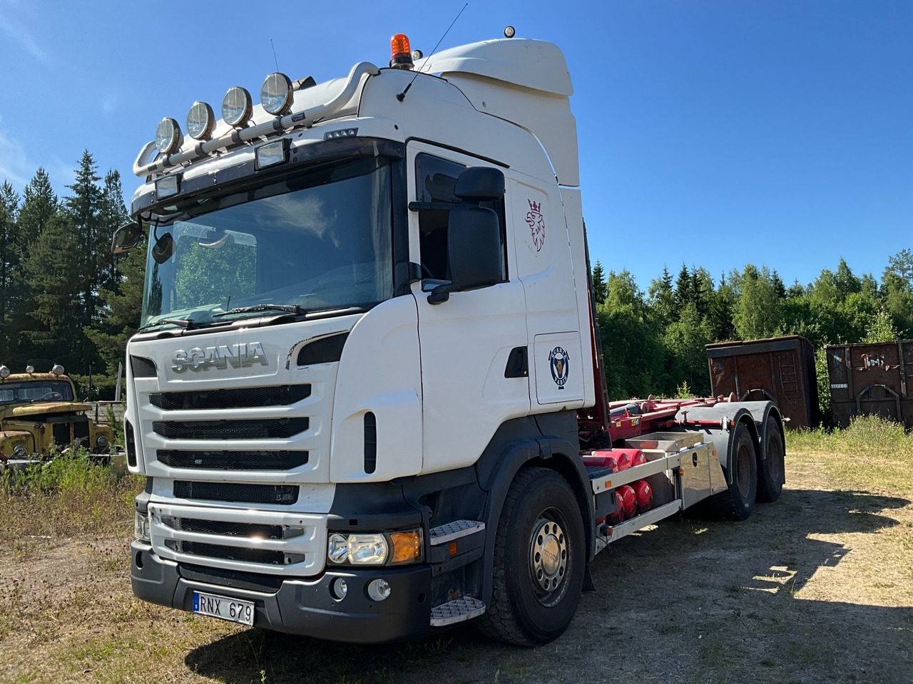Scania R560 - شاحنة ذات خطاف: صورة 1 Scania R560 - شاحنة ذات خطاف: صورة 1