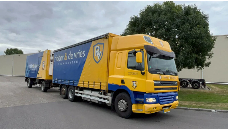 DAF CF 85.410 Schuifzijlen wagen 6x2 Daf CF85 - شاحنة مقفلة: صورة 1 DAF CF 85.410 Schuifzijlen wagen 6x2 Daf CF85 - شاحنة مقفلة: صورة 1