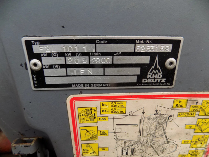 Ingersoll Rand compressor deutz typ 1011 met tandem aanhanger - الضاغط: صورة 5 Ingersoll Rand compressor deutz typ 1011 met tandem aanhanger - الضاغط: صورة 5