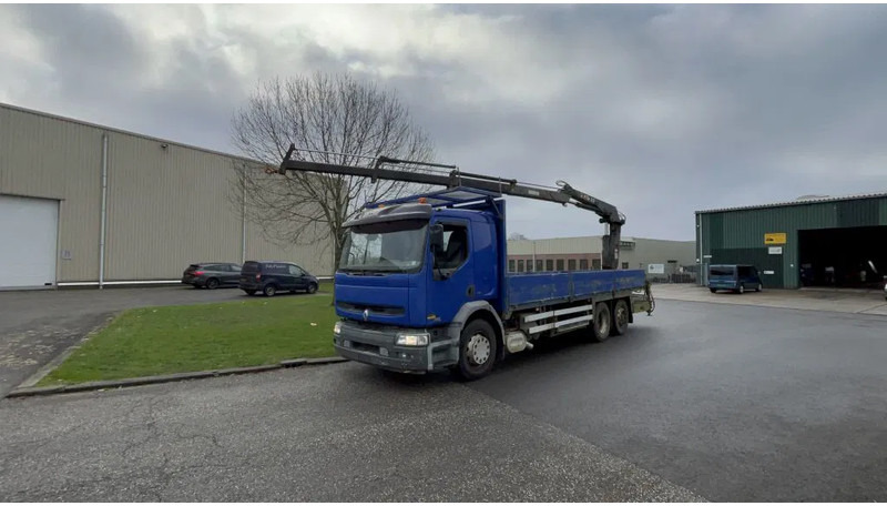 Renault Premium 320 Premium 320 Dci - شاحنات مسطحة, شاحنة كرين: صورة 1 Renault Premium 320 Premium 320 Dci - شاحنات مسطحة, شاحنة كرين: صورة 1