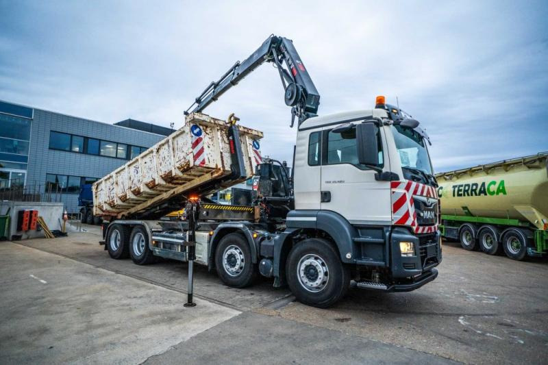 MAN TGS 32.420 BL + HIAB X-HIDUO 188/3x - شاحنة ذات خطاف, شاحنة كرين: صورة 2 MAN TGS 32.420 BL + HIAB X-HIDUO 188/3x - شاحنة ذات خطاف, شاحنة كرين: صورة 2