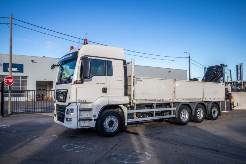 MAN TGS 35.420 BL-8X4-4 +HIAB 188 E-2 - شاحنات مسطحة, شاحنة كرين: صورة 1 MAN TGS 35.420 BL-8X4-4 +HIAB 188 E-2 - شاحنات مسطحة, شاحنة كرين: صورة 1