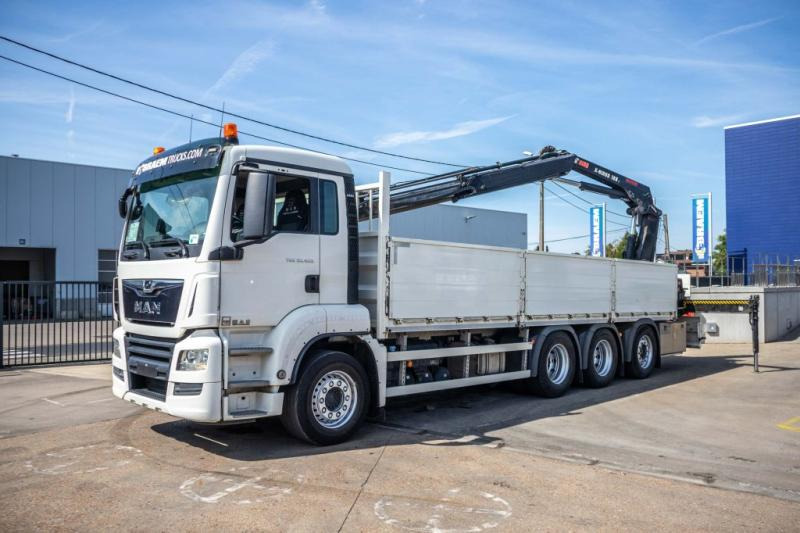 MAN TGS 35.420 BL-8x4-4+HIAB 188 E-2 - شاحنات مسطحة, شاحنة كرين: صورة 1 MAN TGS 35.420 BL-8x4-4+HIAB 188 E-2 - شاحنات مسطحة, شاحنة كرين: صورة 1