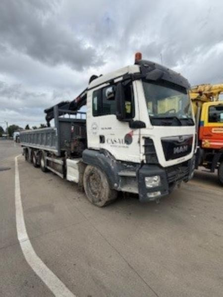 MAN TGS 35.460 BL - HIAB X-HIDUO 228 E-3 (DAMAGED) - شاحنة قلاب, شاحنة كرين: صورة 2 MAN TGS 35.460 BL - HIAB X-HIDUO 228 E-3 (DAMAGED) - شاحنة قلاب, شاحنة كرين: صورة 2