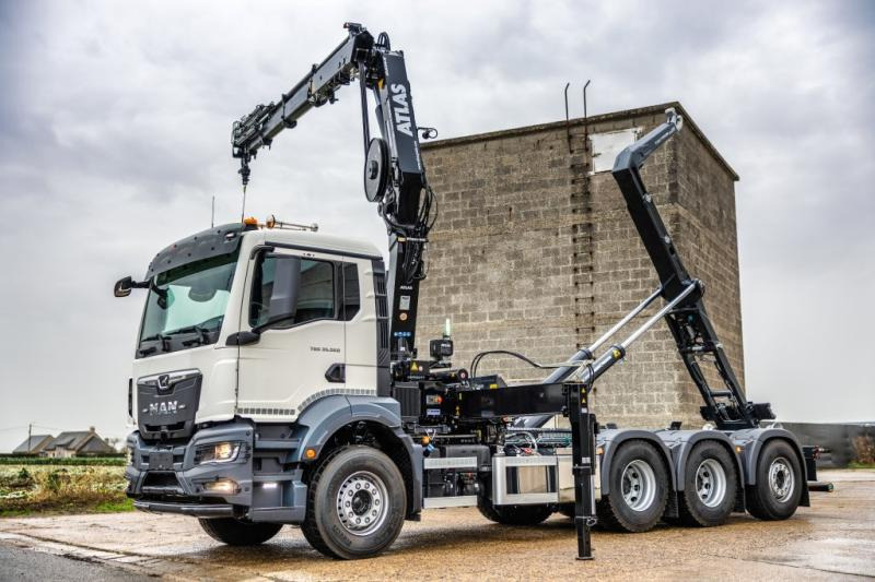 MAN TGS 35.520 BL - ATLAS 240.2E - شاحنة ذات خطاف, شاحنة كرين: صورة 1 MAN TGS 35.520 BL - ATLAS 240.2E - شاحنة ذات خطاف, شاحنة كرين: صورة 1