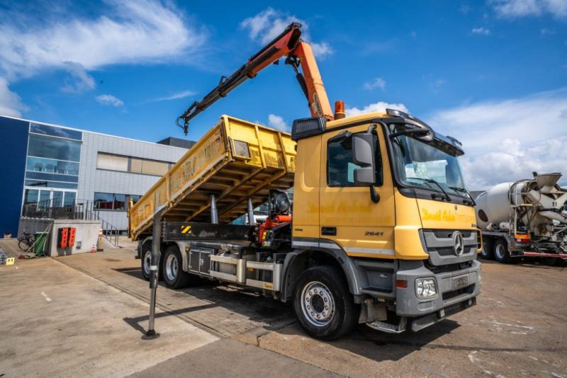 Mercedes ACTROS 2641-MP3-6x2-4+ PK 18 T/m/3XHydr. - شاحنة قلاب, شاحنة كرين: صورة 2 Mercedes ACTROS 2641-MP3-6x2-4+ PK 18 T/m/3XHydr. - شاحنة قلاب, شاحنة كرين: صورة 2