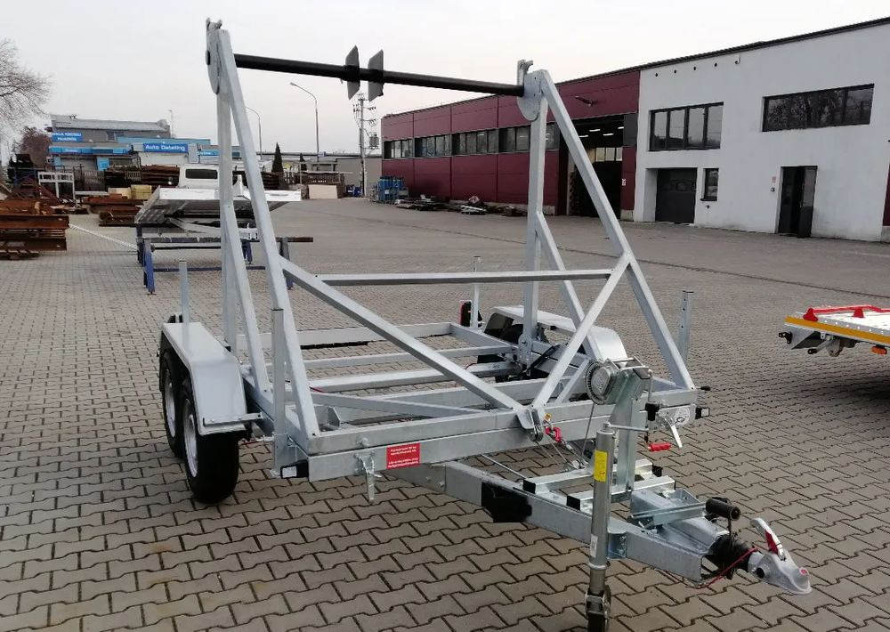 Besttrailers Przyczepa kablowa DMC 2700 kg K14" dwie osie - مقطورة بكرة الكابل: صورة 2 Besttrailers Przyczepa kablowa DMC 2700 kg K14" dwie osie - مقطورة بكرة الكابل: صورة 2